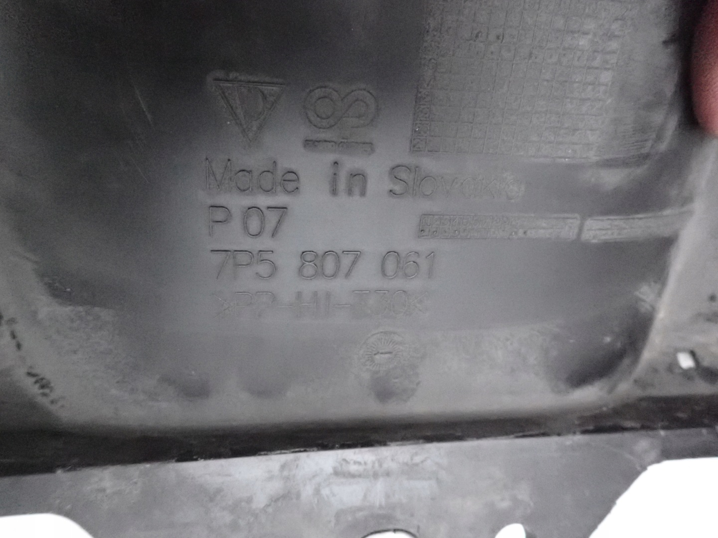 PORSCHE CAYENNE II 7P 7P5 LIFT 14- spoiler abdeckung Blende Abdeckung unter Frontstoßstange