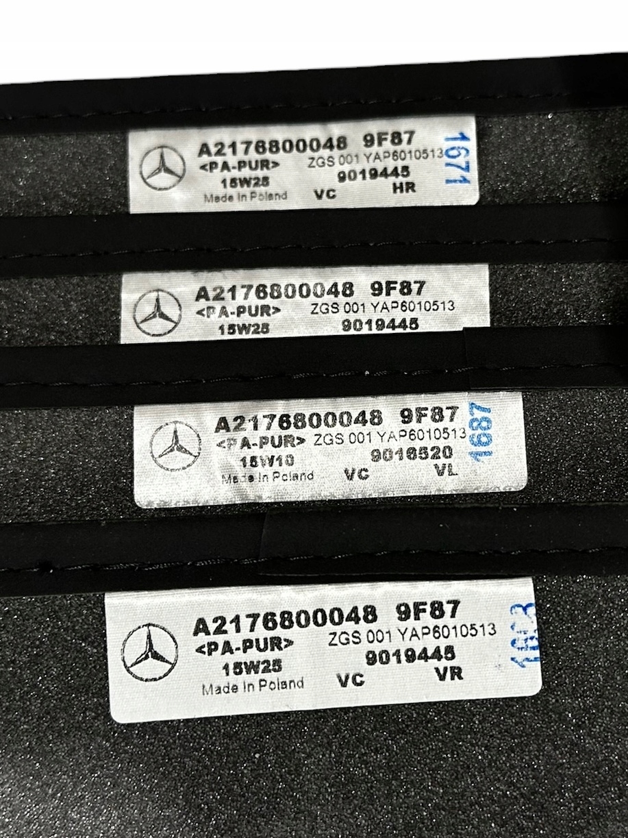 MERCEDES BENZ AMG S C217 mats A2176800048