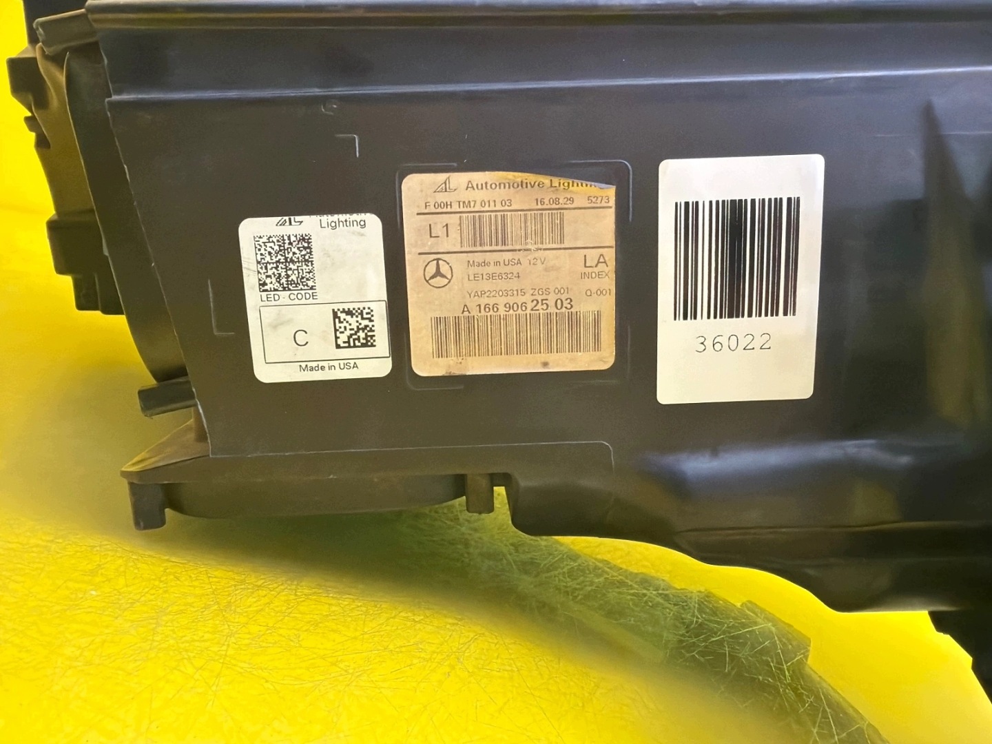 light left Mercedes GLE W166 Full led A1669062503 USA