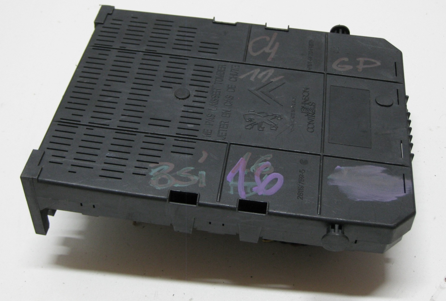 CITROEN C4 11R control unit module BSI 966689568002