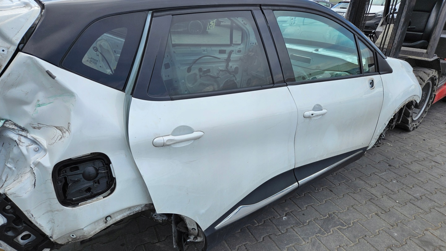 Tür rechts heck hinten RENAULT CAPTUR QNC WHITE NACRE