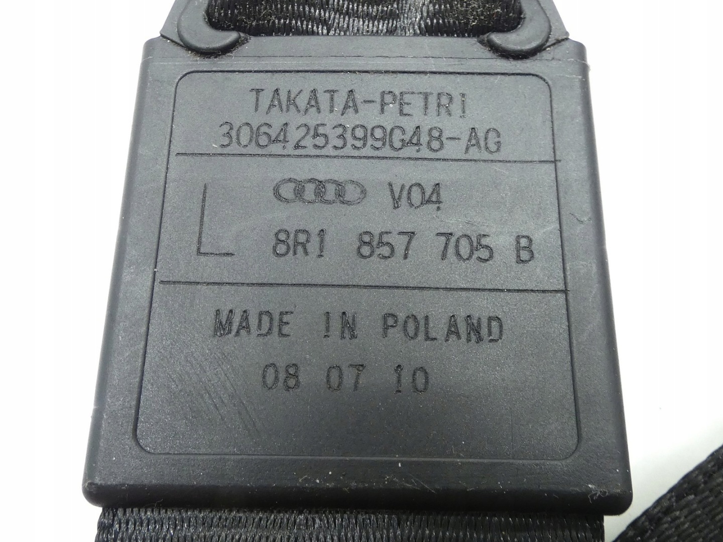 tension belt safety driver´s left front front AUDI Q5 8R 8R1857705B