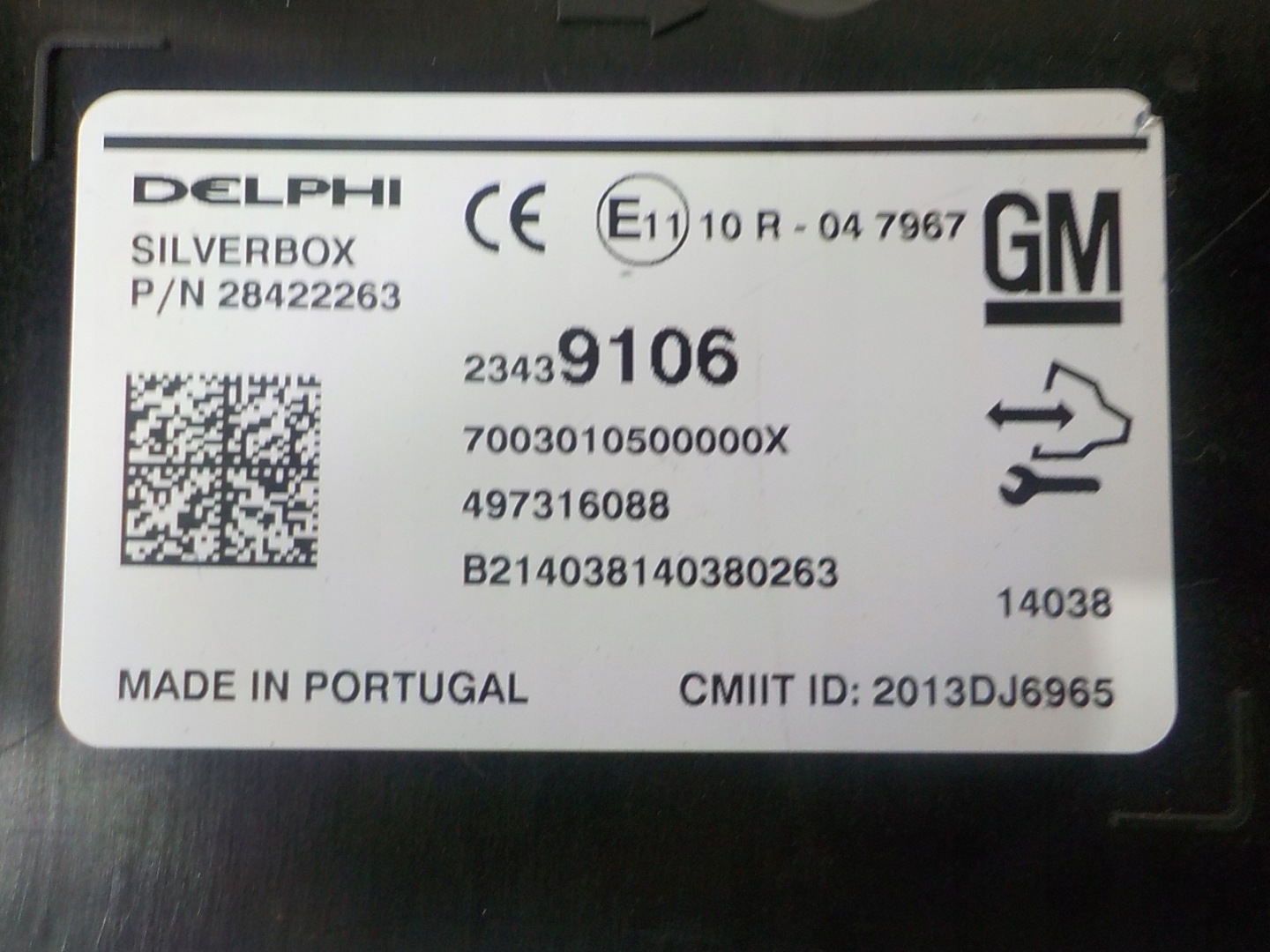 OPEL INSIGNIA Unité commande confort SILVERBOX 28422263 23439106