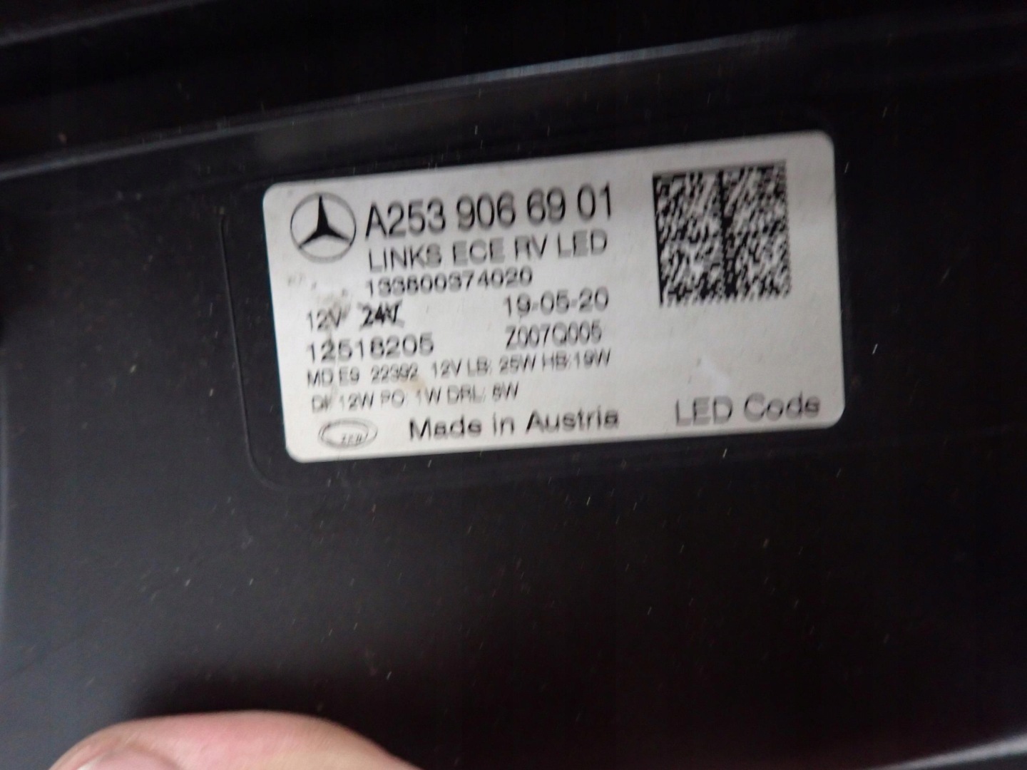 MERCEDES GLC W253 A253 LIFT FULL LED light left front front
