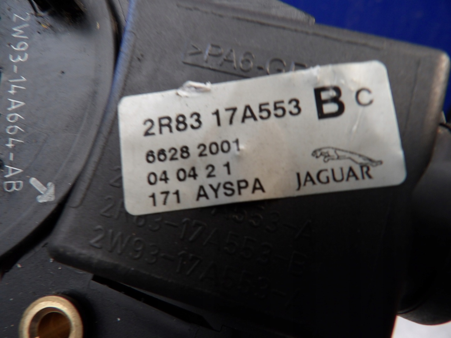 Commodo essuie glace Jaguar S-TYPE 2R8317A553