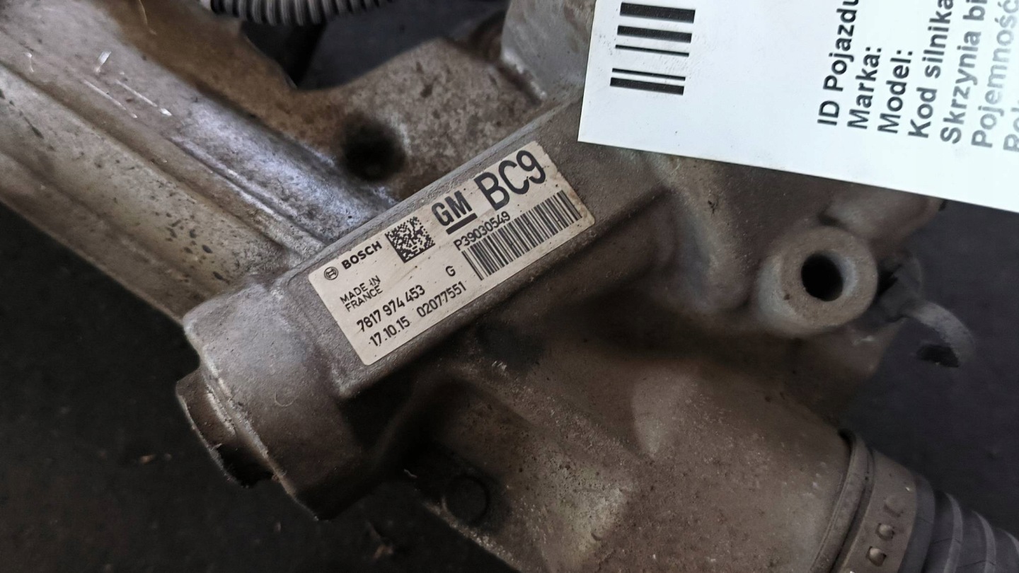 control 39030549 OPEL ZAFIRA C LIFT
