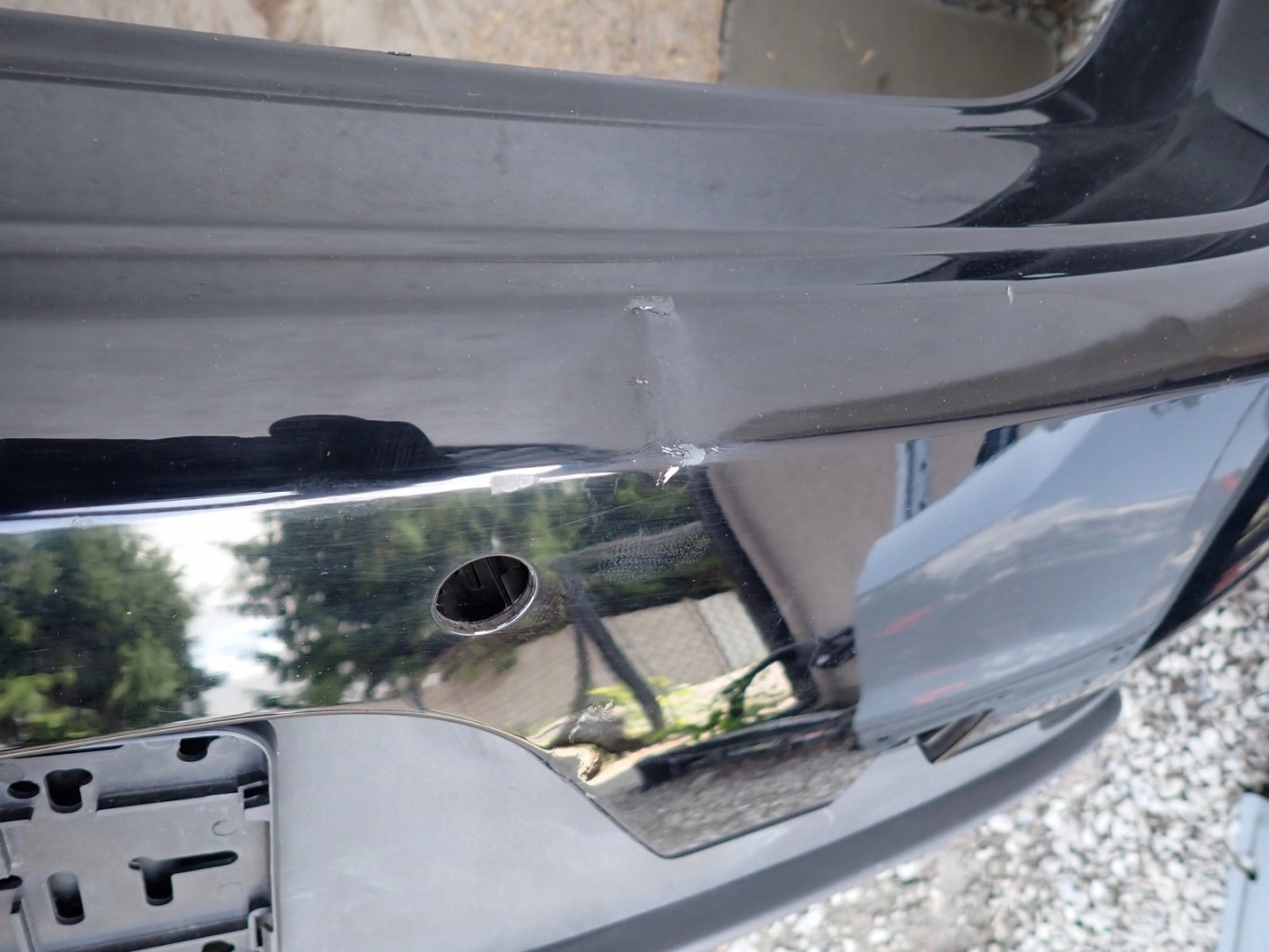 bumper rear part rear PORSCHE MACAN 95B 2014- 95B807421