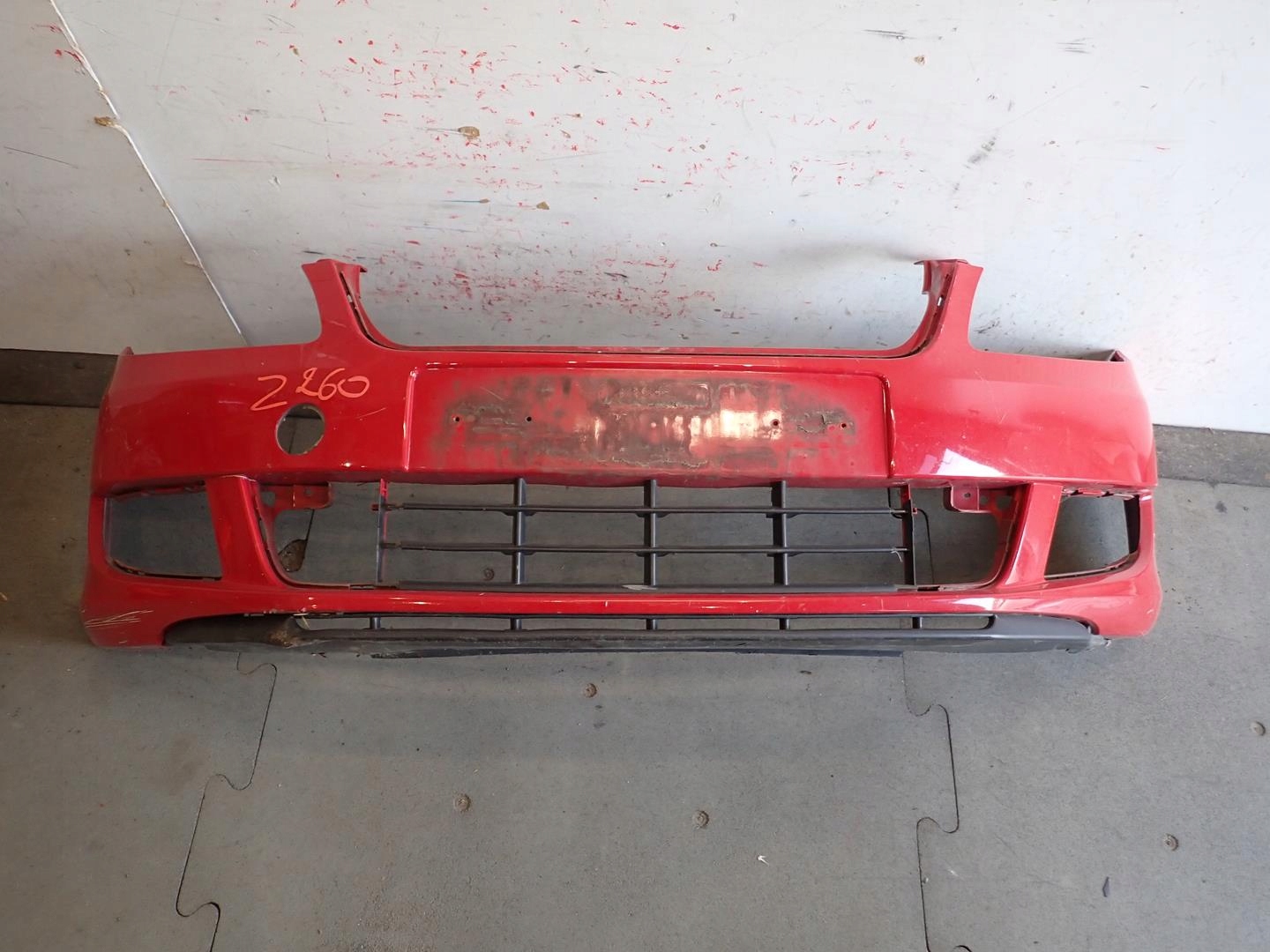 bumper front front SKODA FABIA II LIFT ROOMSTER 2010-2014 5J0807221D