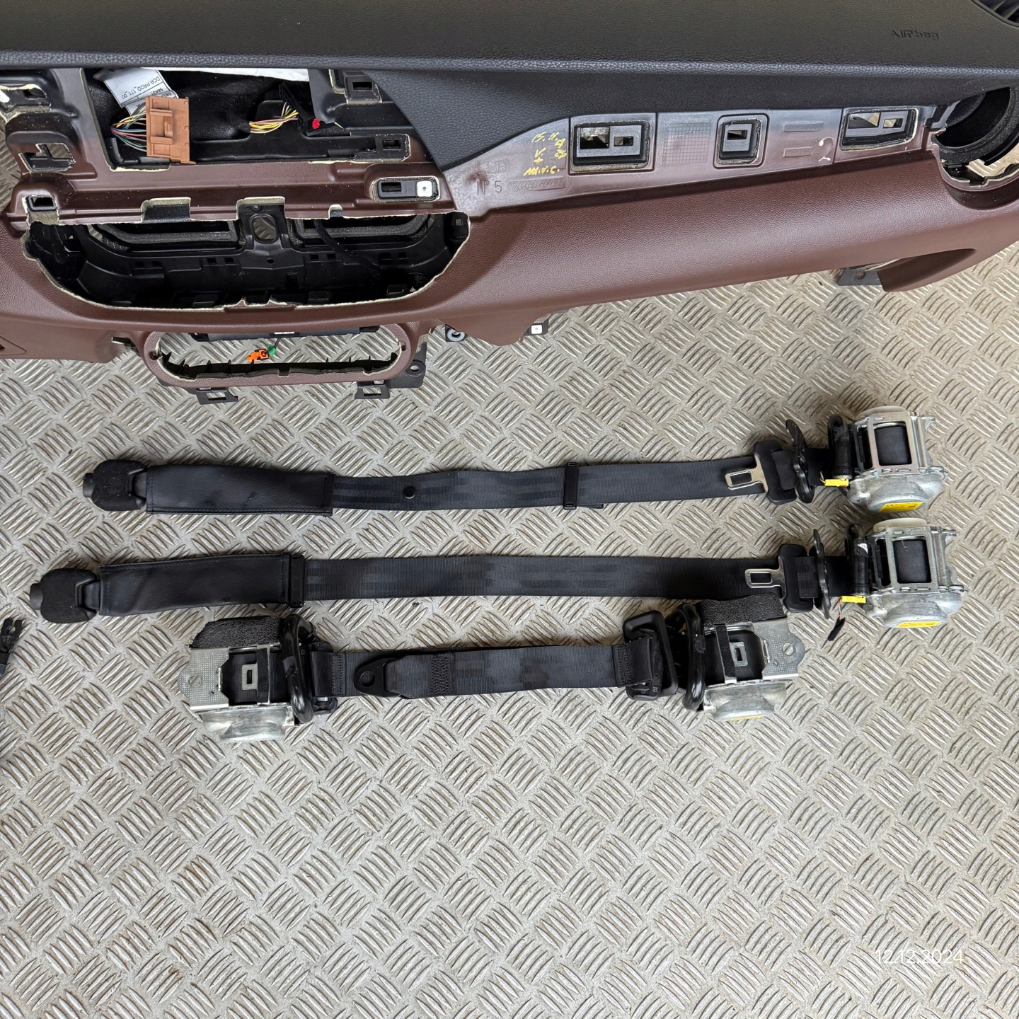 dashboard complete airbag console tension belts cockpit ALFA ROMEO STELVIO 2017 year