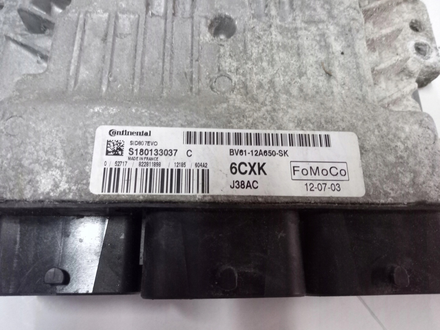 computer control unit BV6112A650SK FOCUS C-MAX 1.6D
