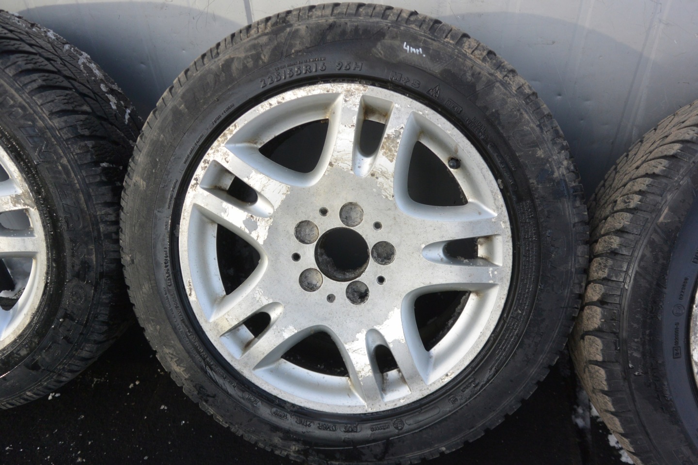 discs tyres winter R16 ET36 KPL MERCEDES W211