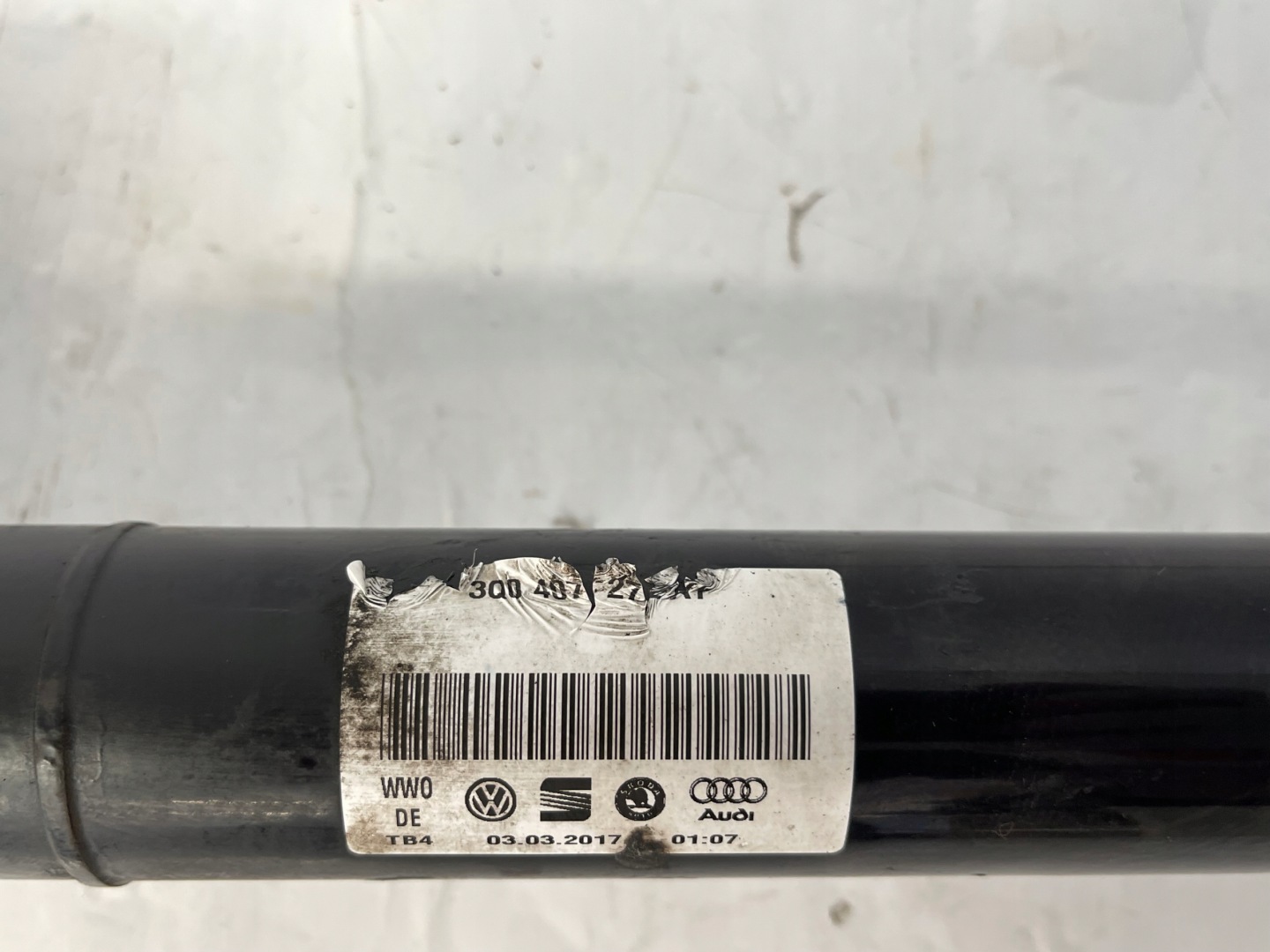 semi-axis right front OE 3Q0407272AT VW PASSAT B8 2.0TDI