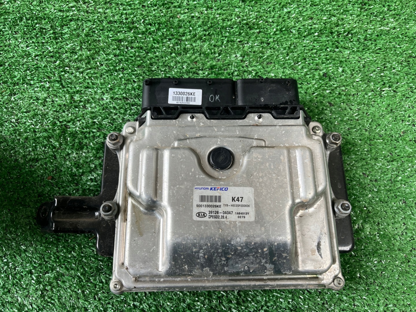 computer of the engine control unit KIA STONIC 2018 1.0 T-GDI 39128-04047