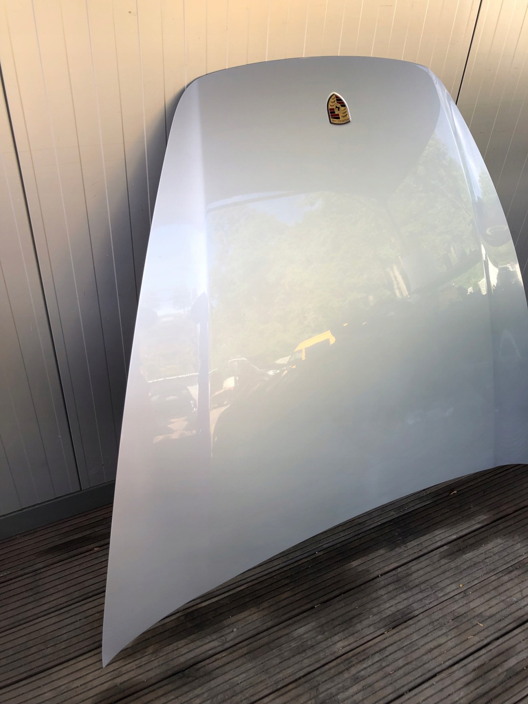 PORSCHE CAYENNE II 10-14 bonnet cover front