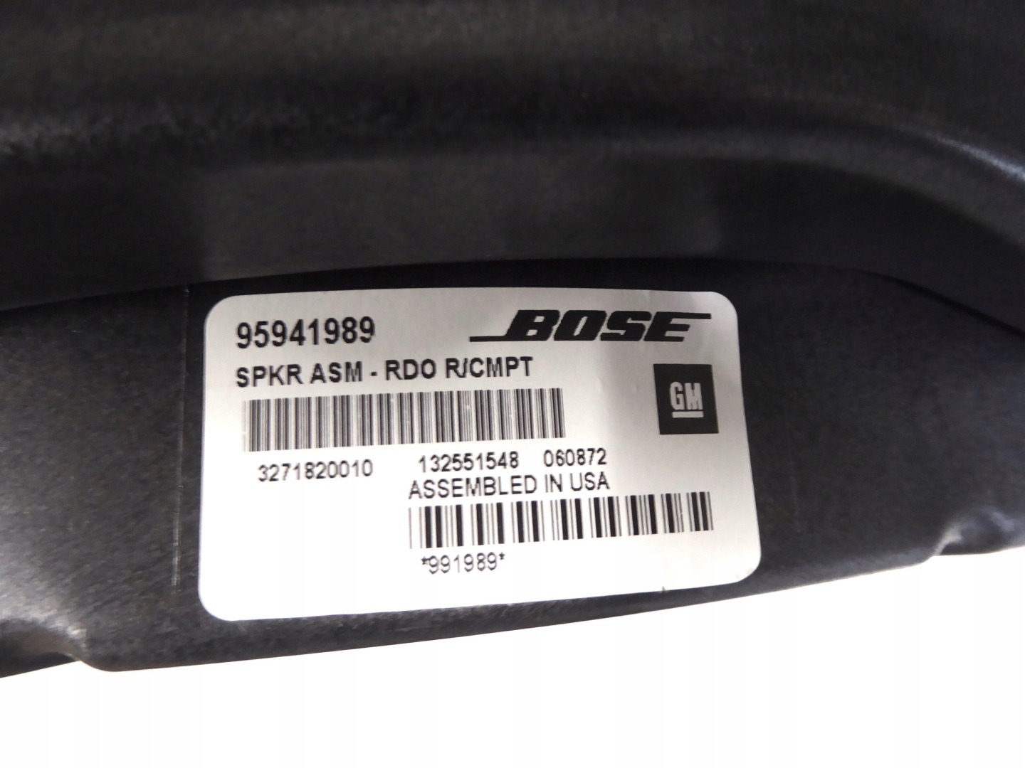 SUBWOOFER subwoofer speaker BOSE 95941989 OPEL MOKKA