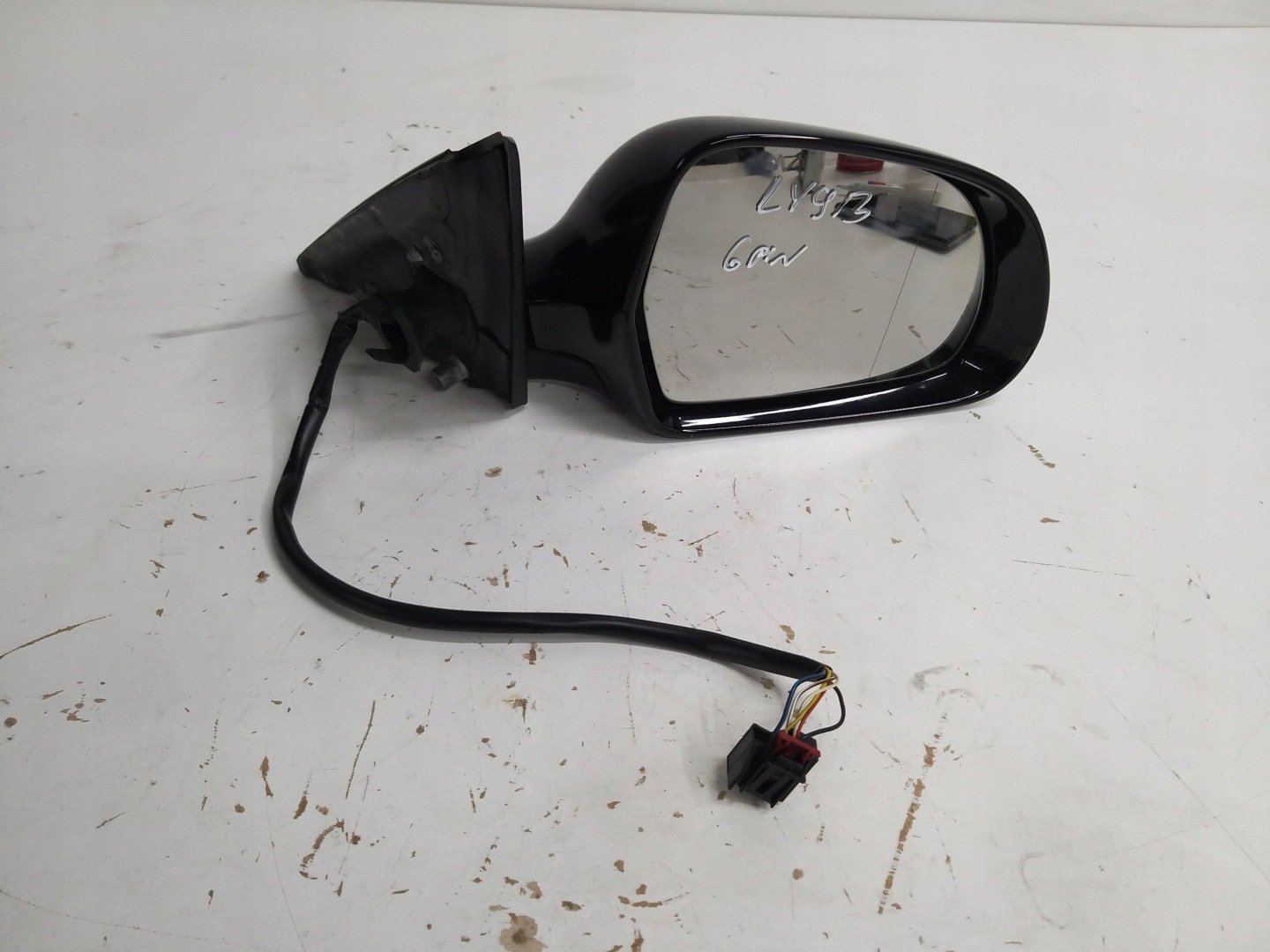 AUDI A4 B8 08-12 8K0 mirror right 6PIN EUROPA colour LY9B
