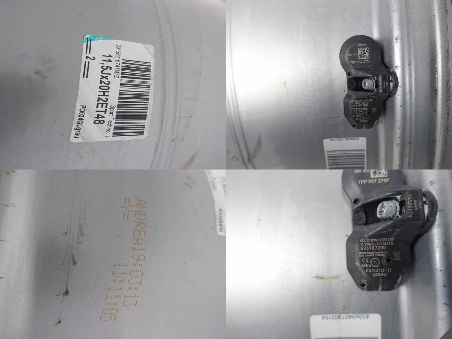 PORSCHE 991 SPORT TECHNO II disk 11,5JX20 ET48