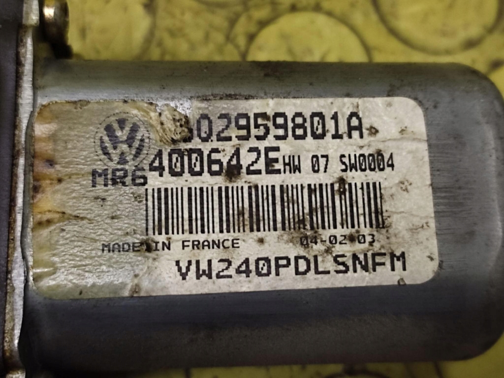 VW POLO IV mini motor windows right front 6Q2959801A