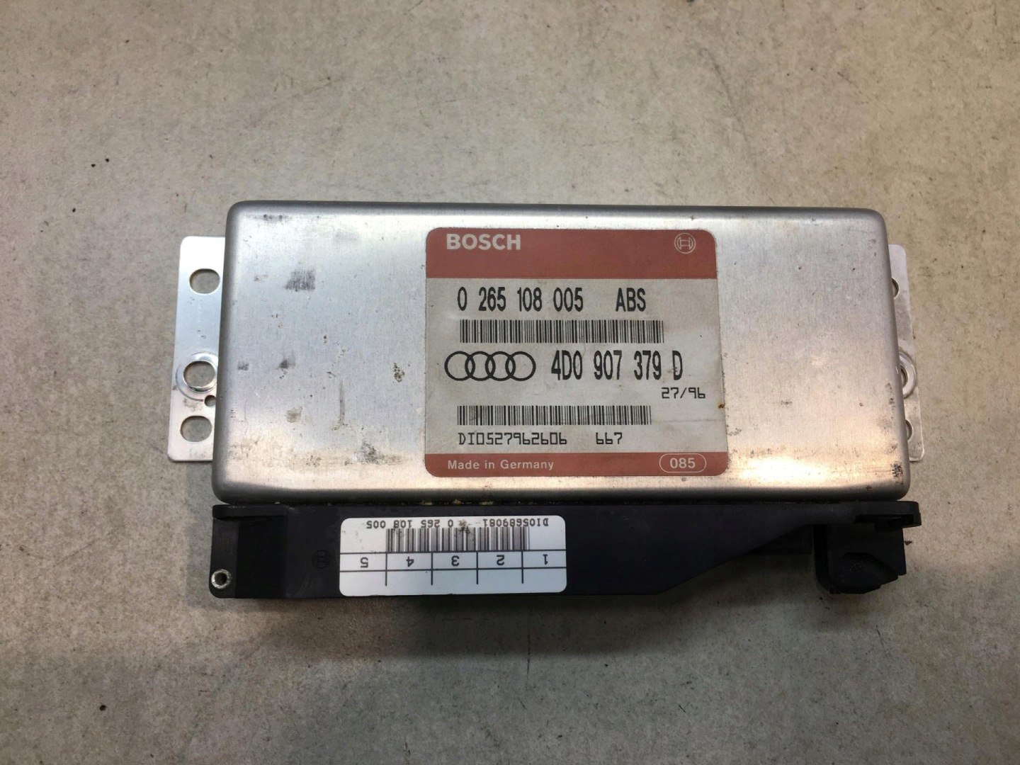 modulo ABS A4 B5 FL 2.6 V6 4D0907379D 0265108005