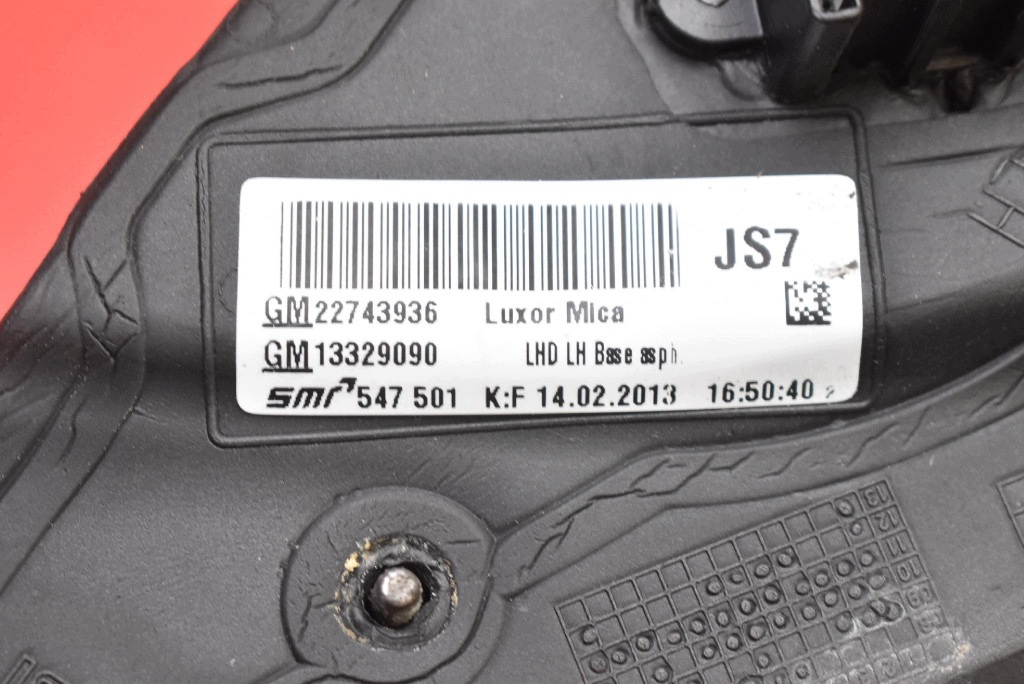 mirror left GRANATOWE EU 22743936 OPEL INSIGNIA A 08-14 5 PIN