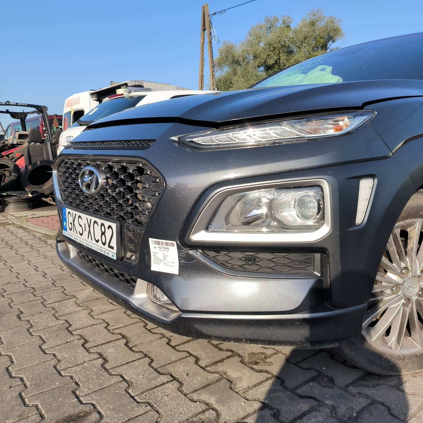 bumper front YG7 2019 HYUNDAI KONA complete