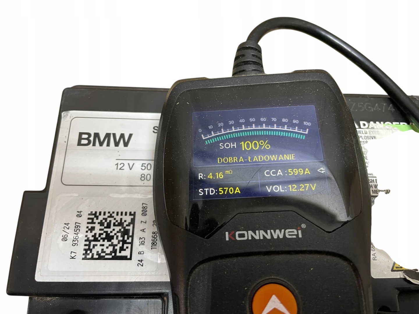 Batteria AGM START-STOP 12V 50AH 570A BMW / MINI 2024R Originale