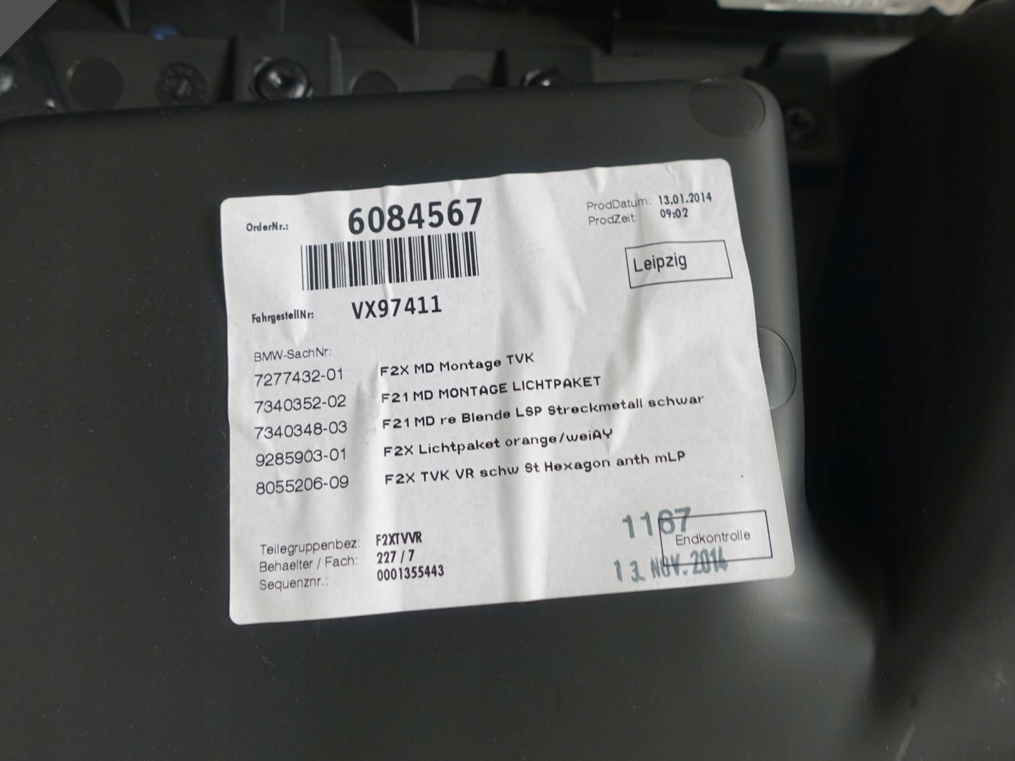 BMW F21 F22 M235 M240 upholstery side right front