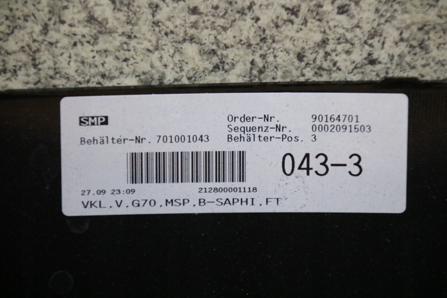 BMW 7 G70 i7 m-packet Paraurti Anteriore Anteriore 475