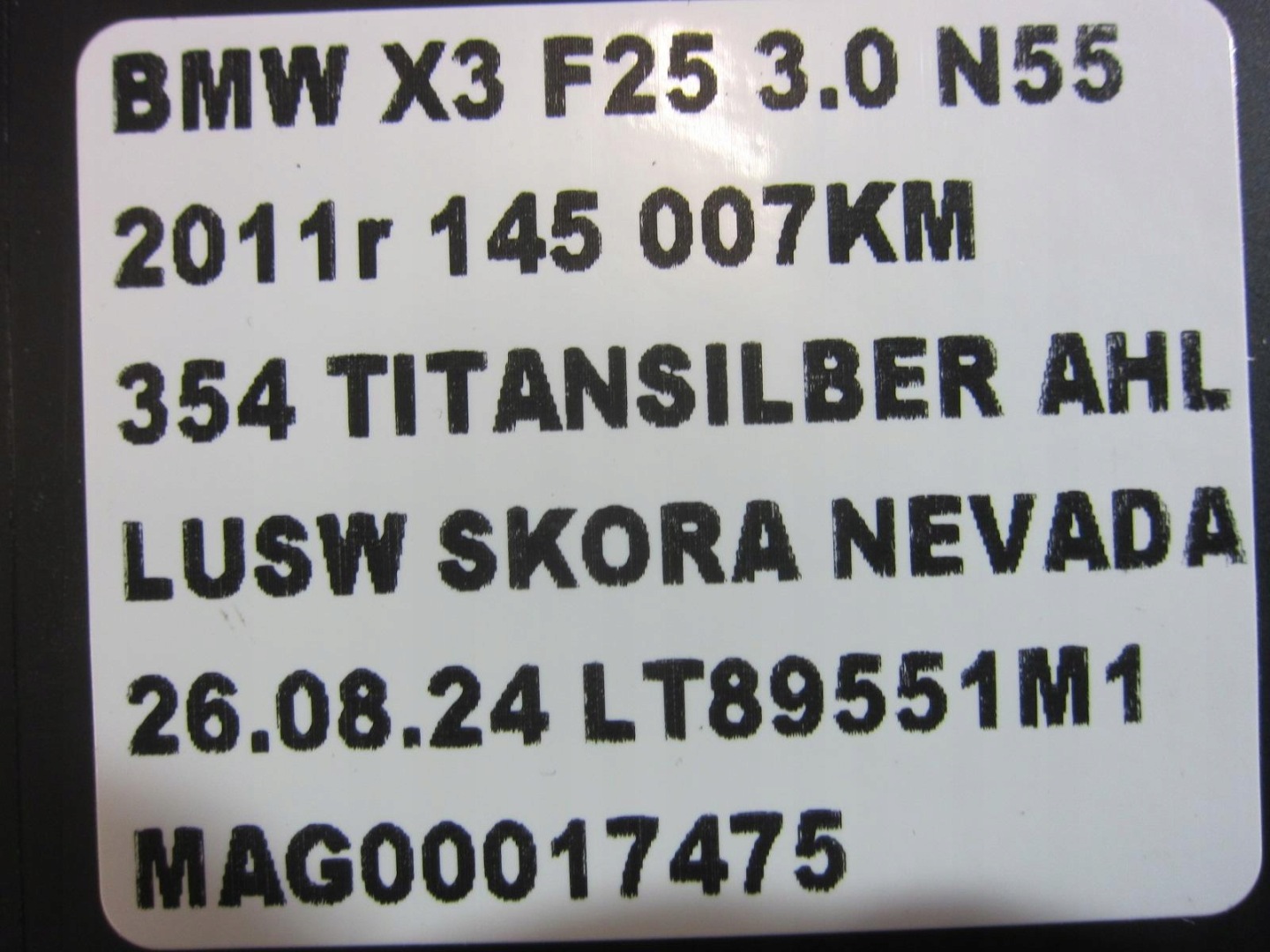 BMW X3 F25 modul Bedienteil JUNCTIONBOX 9247386 JBBFE 6992425 61359247386