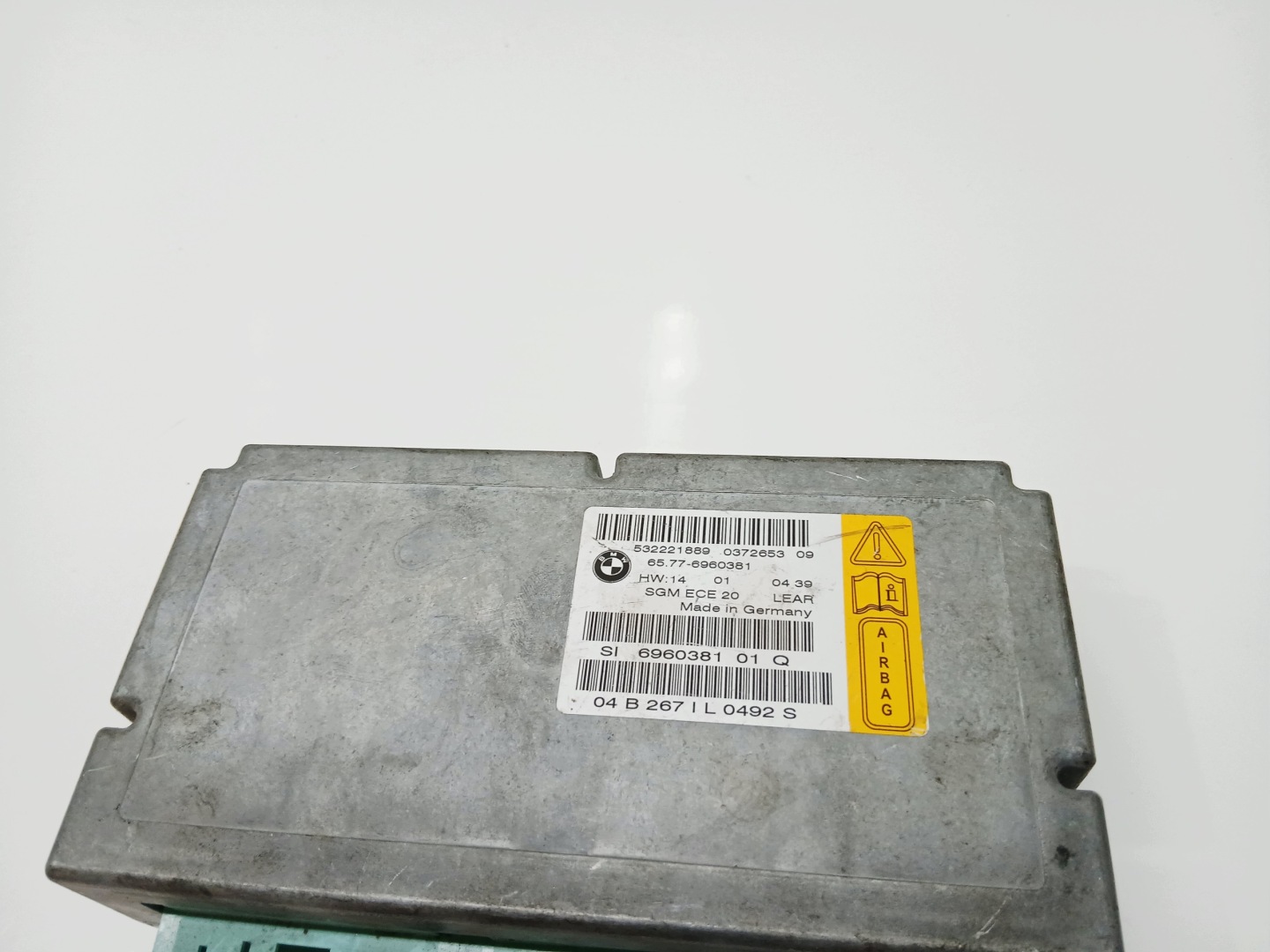 modulo airbag aria BMW 5 E60 E61 6960381