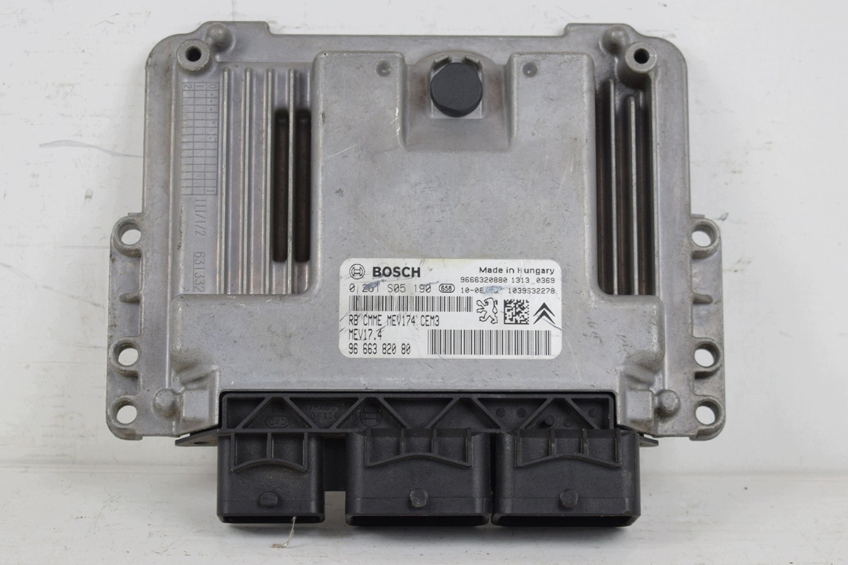 computer control unit * CITROEN C3 PEUGEOT 0261S05190 9666382080