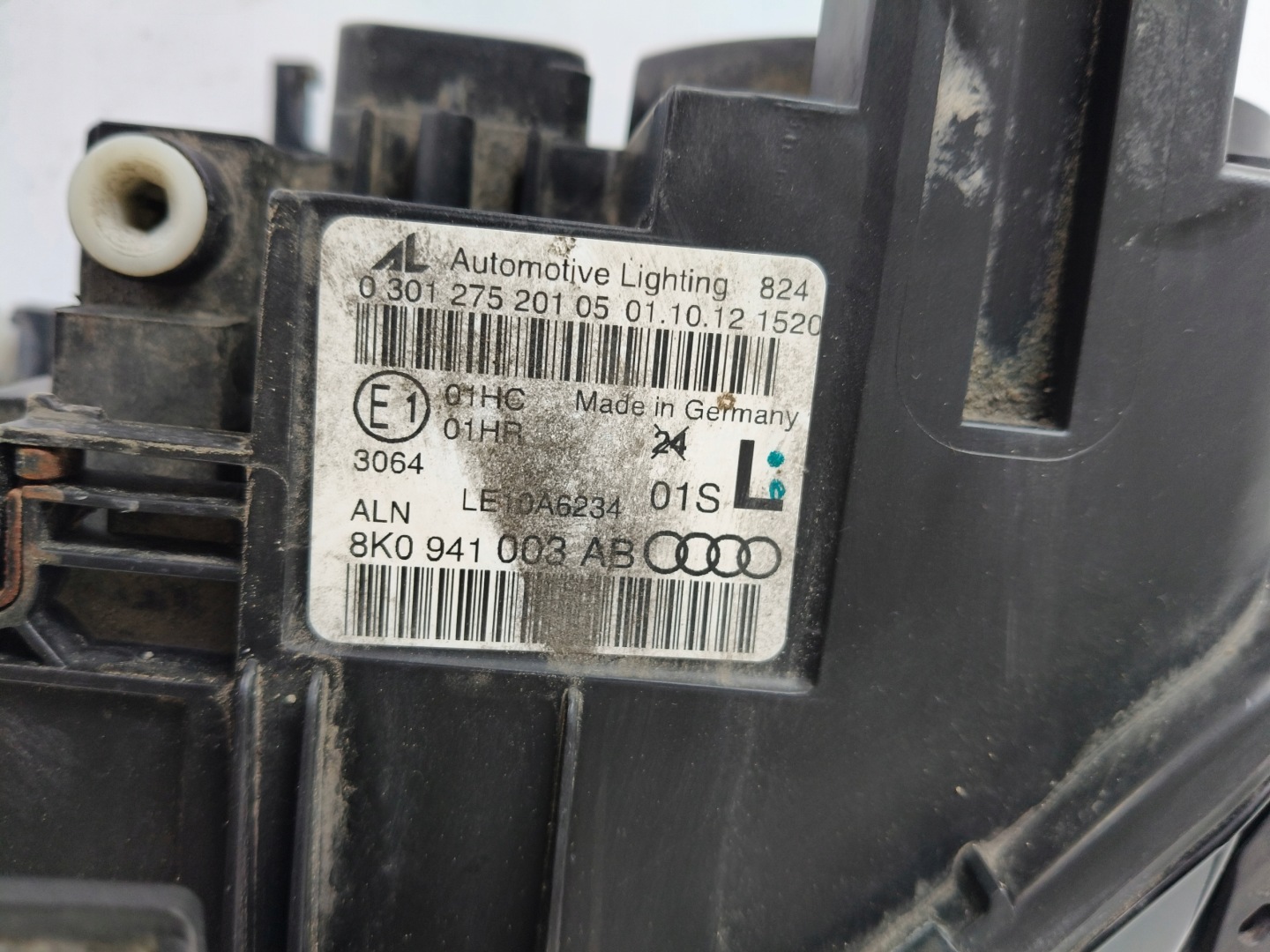 light left REFLEKTOR AUDI A4 B8 8K 8K0 11-15 LIFT