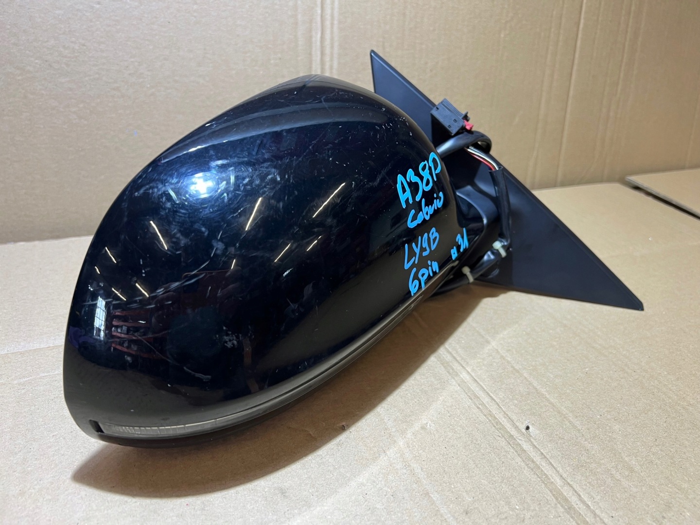 AUDI A3 8P LIFT CABRIO LY9B mirror right 6PIN