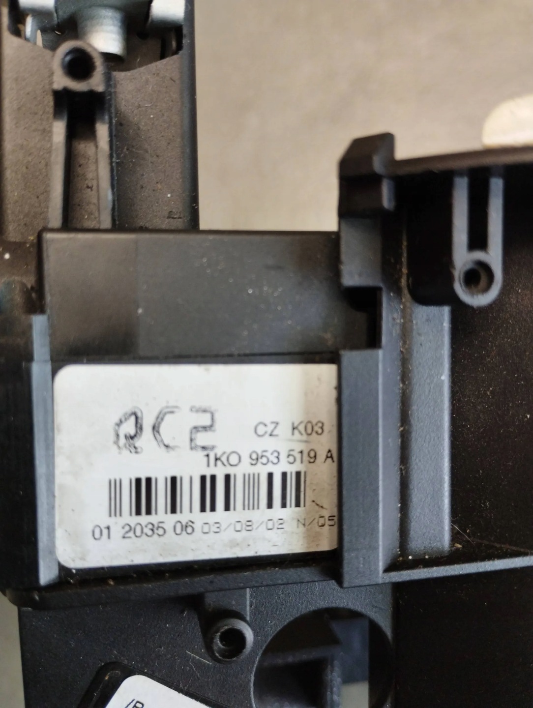 VW GOLF V DEVIO LUCI TERGICRISTALLO TERGI 1K0953503H