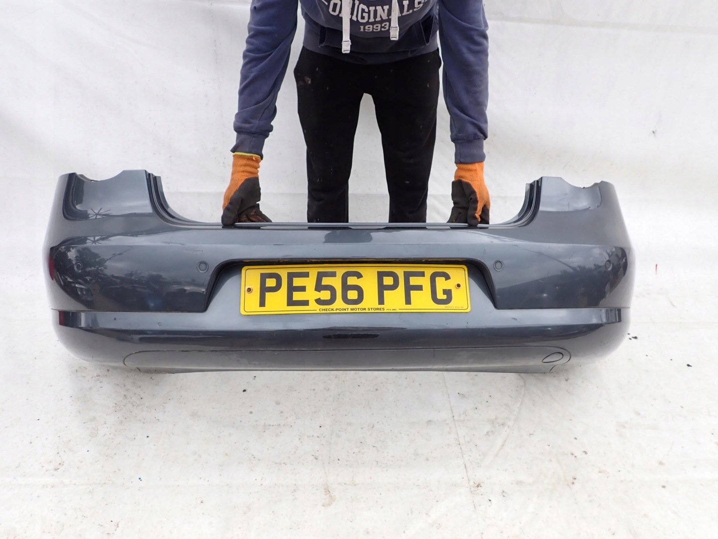VW EOS 05-11 bumper rear part rear 4PDC