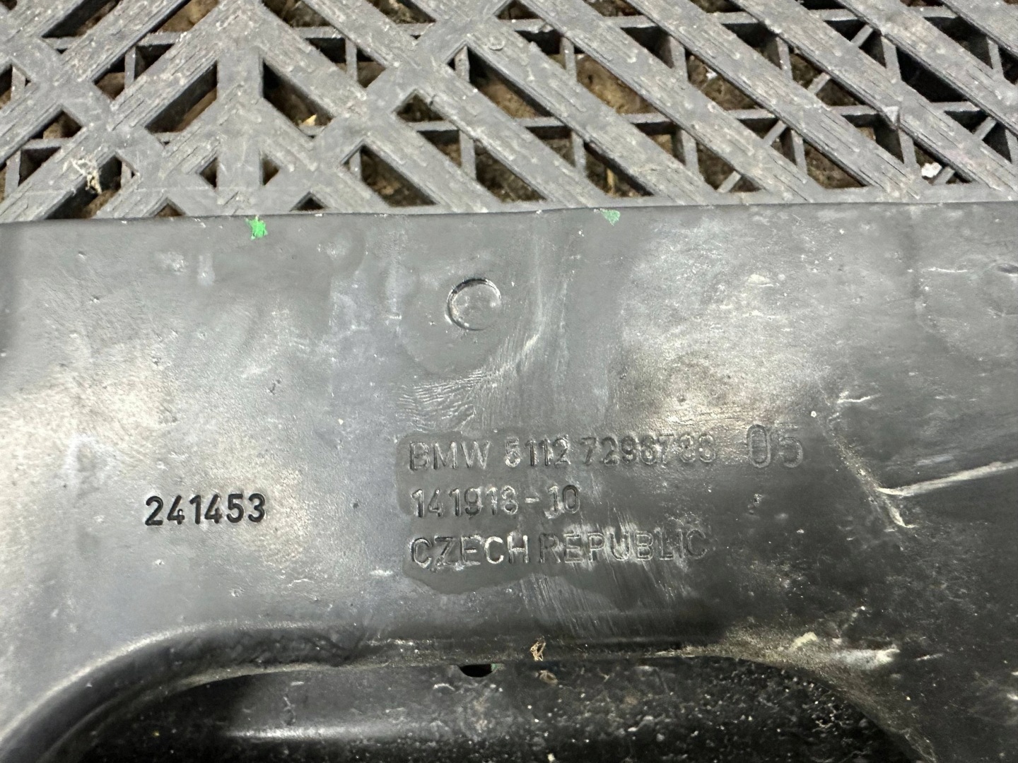 stoßstangenträger hinten heck BMW i3 7296780