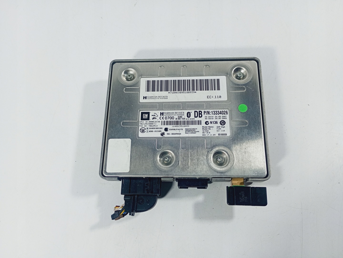 module control unit BLUETOOTH OE 13334026 Opel Insignia A 08-15