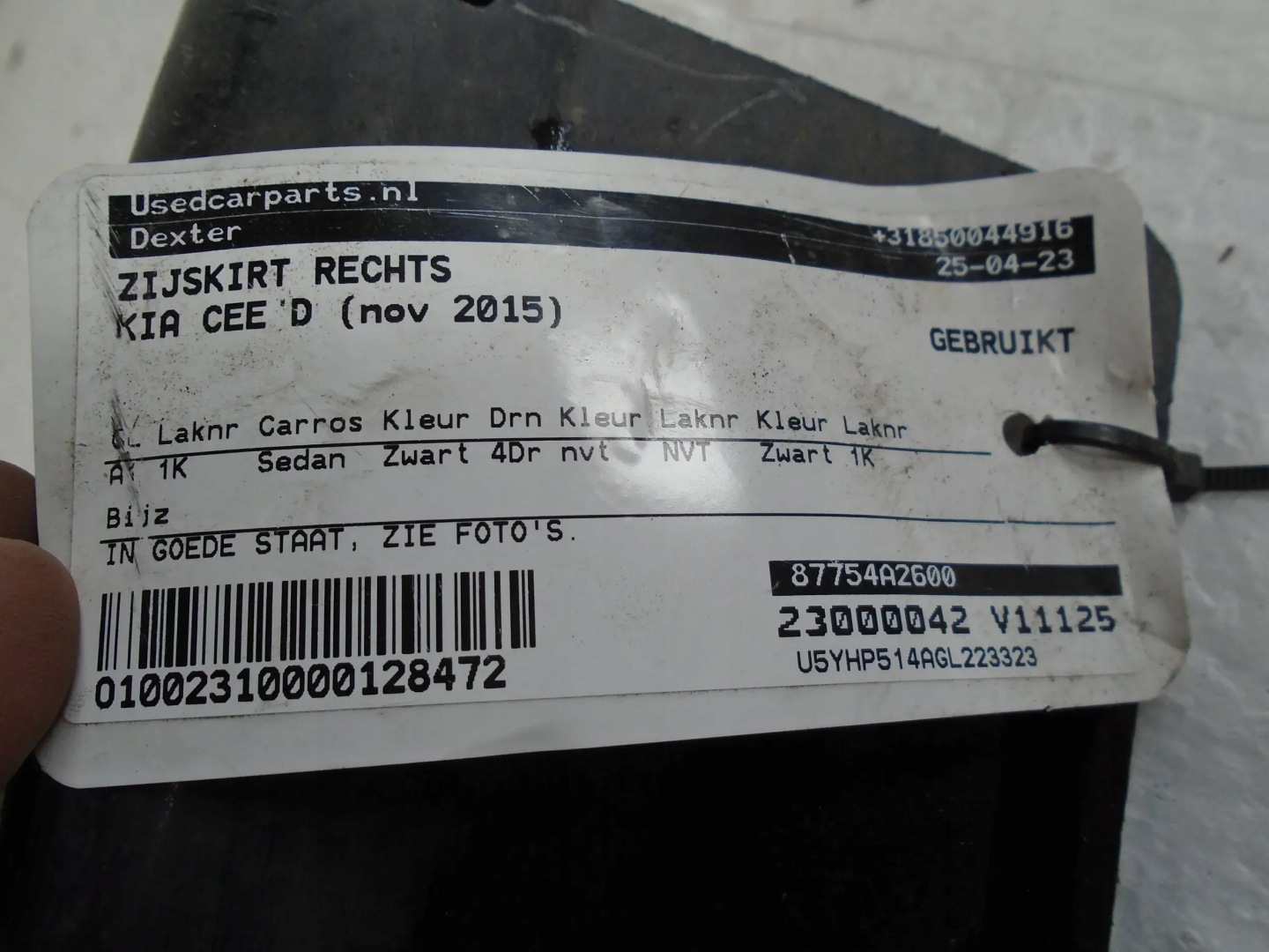 moulding threshold left 8775A2600 KIA Ceed 15