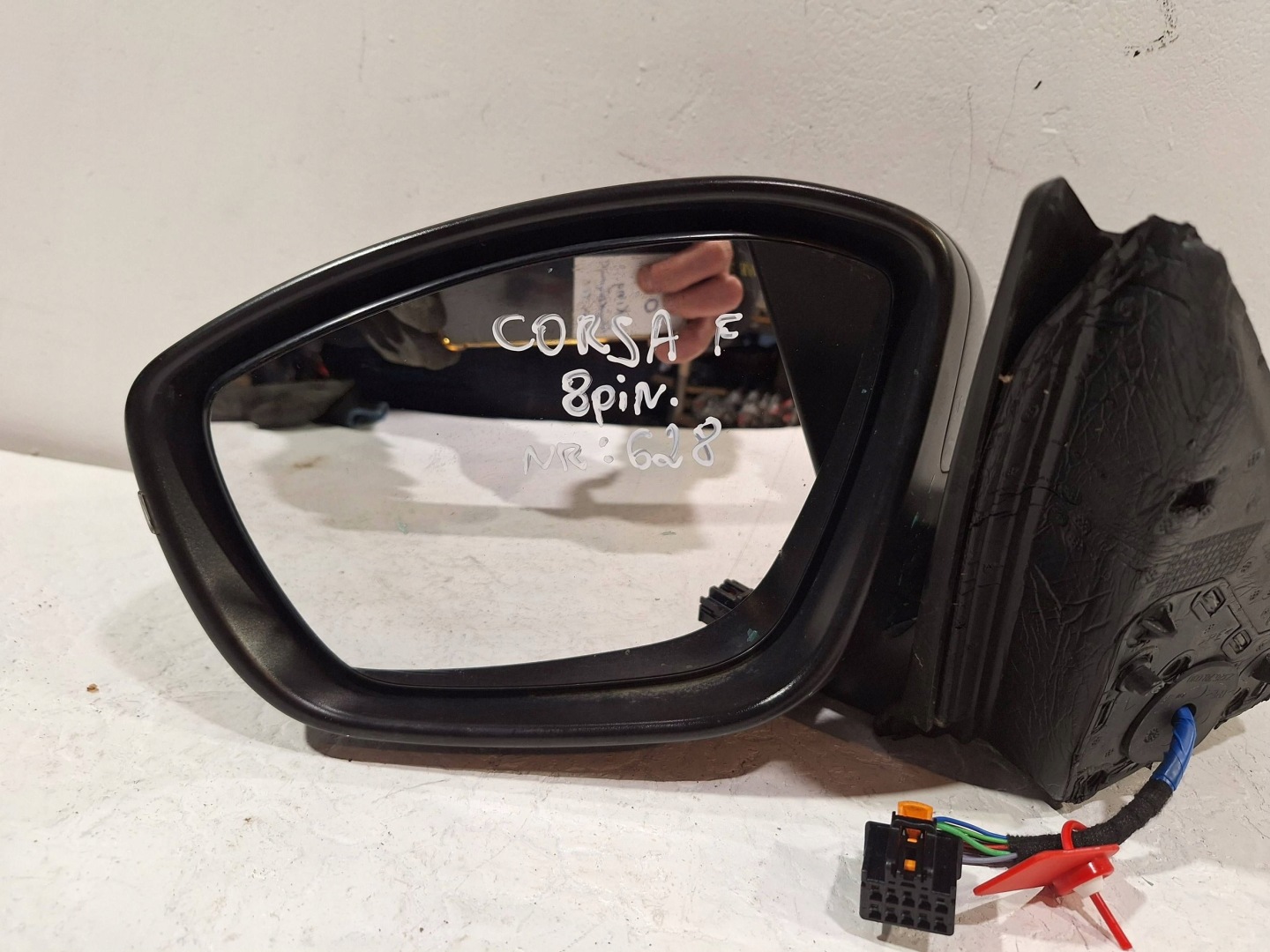 mirror exterior left 8 PIN OPEL CORSA F 19