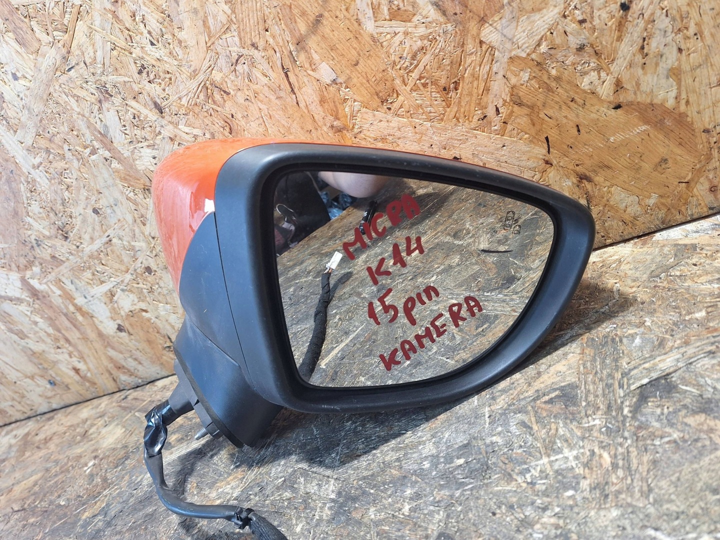 mirror right NISSAN MICRA K14 16- 15 PIN