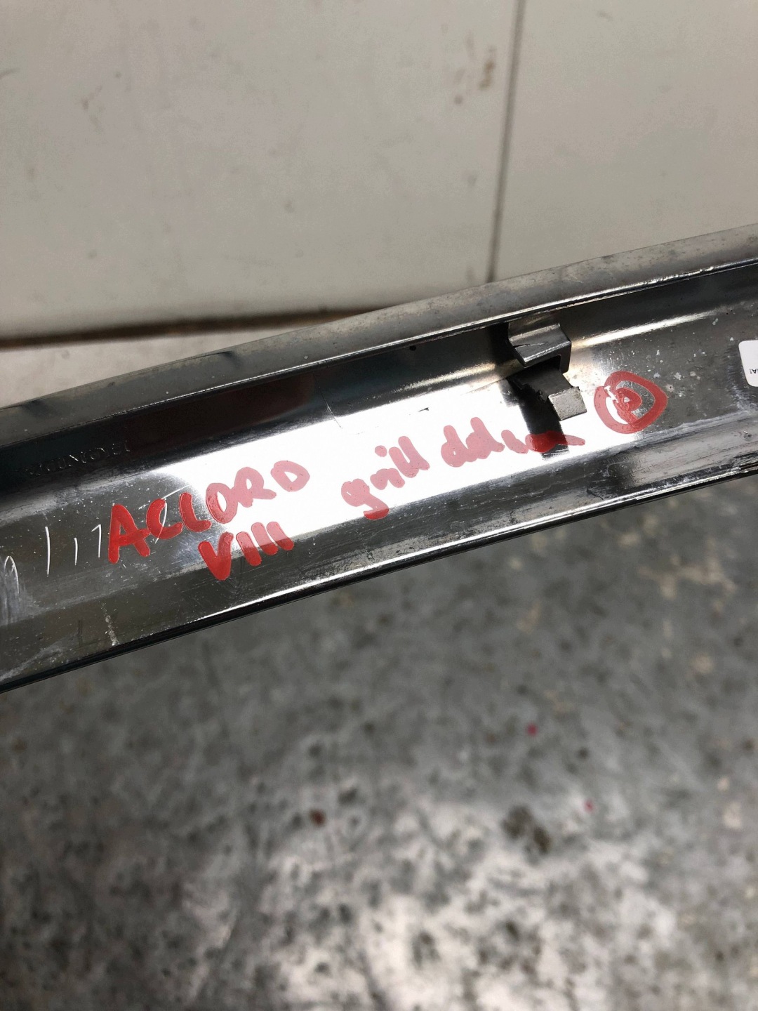 moulding CHROM GRILLA lower HONDA ACCORD VIII