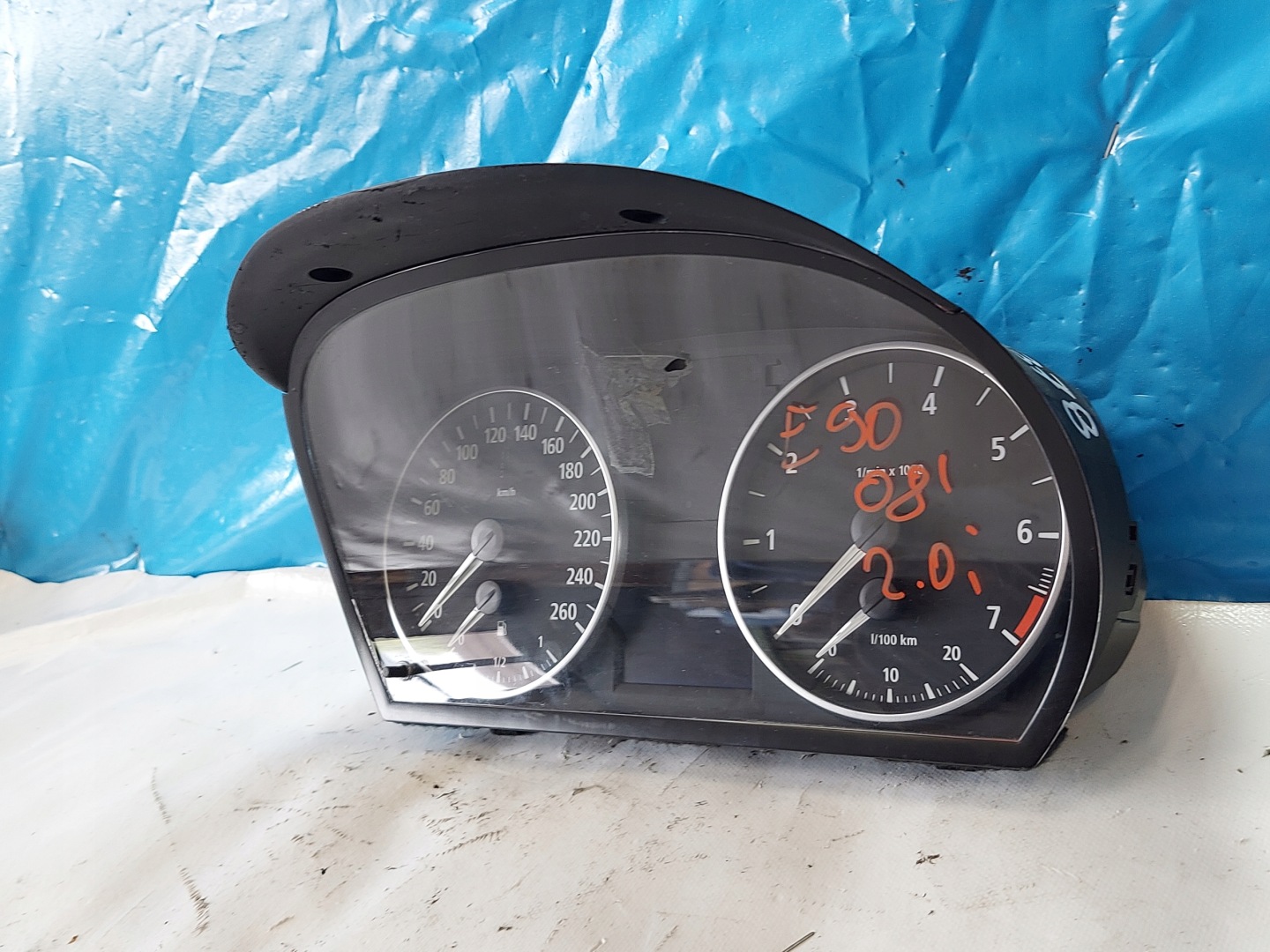 dials clock BMW E90 320i 911019705