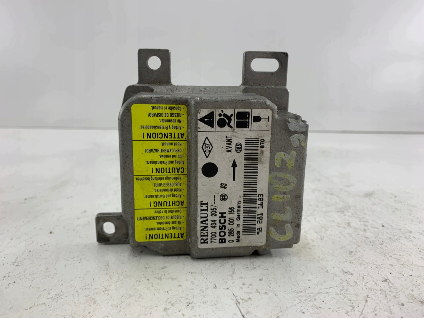 RENAULT CLIO II SENSOR module airbag 7700434205