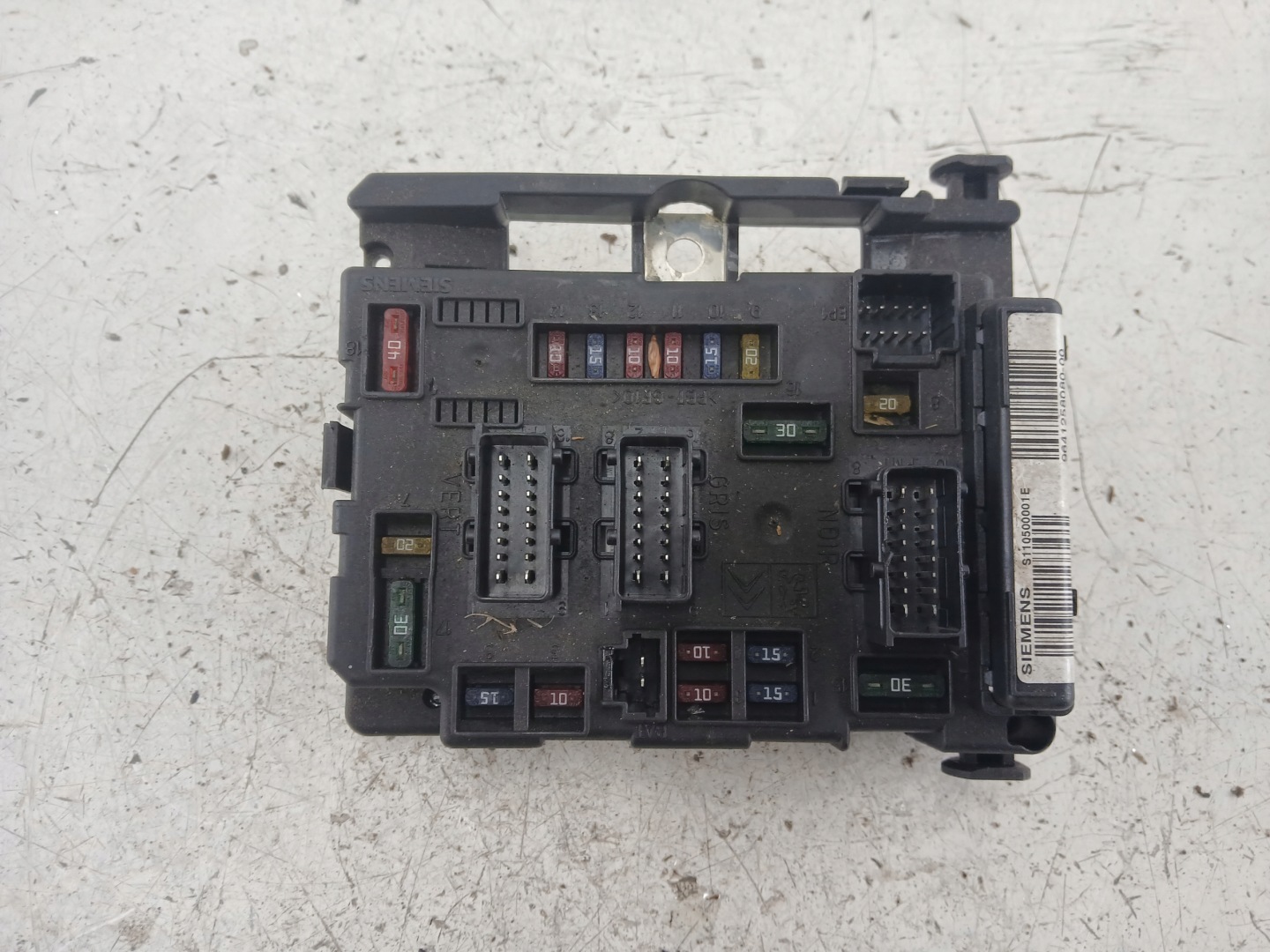 CITROEN C5 e CENTRALINA FUSIBILI modulo BSM 9641258080