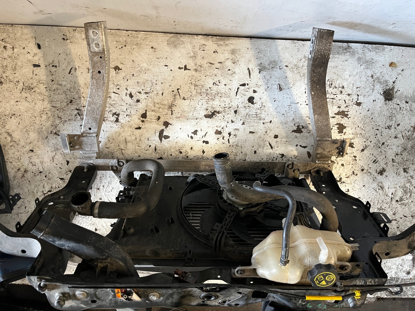 OPEL CORSA E support panel for radiators radiator sider OKULARY 1.2 1.4 without TURBO