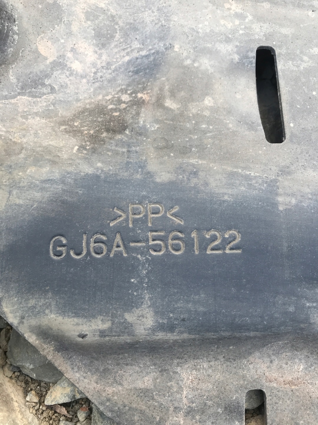 cover chassis left rear part MAZDA 6 GJ6A-56122