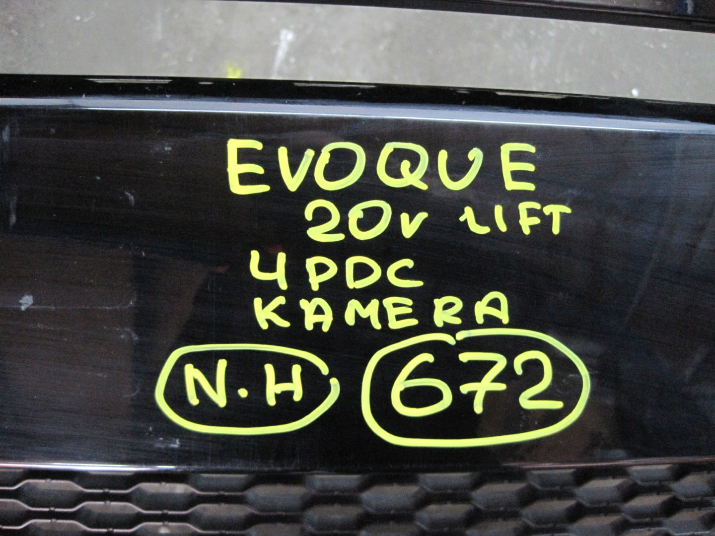 bumper RANGE ROVER EVOQUE II 20R 4 PDC KAMERA front front