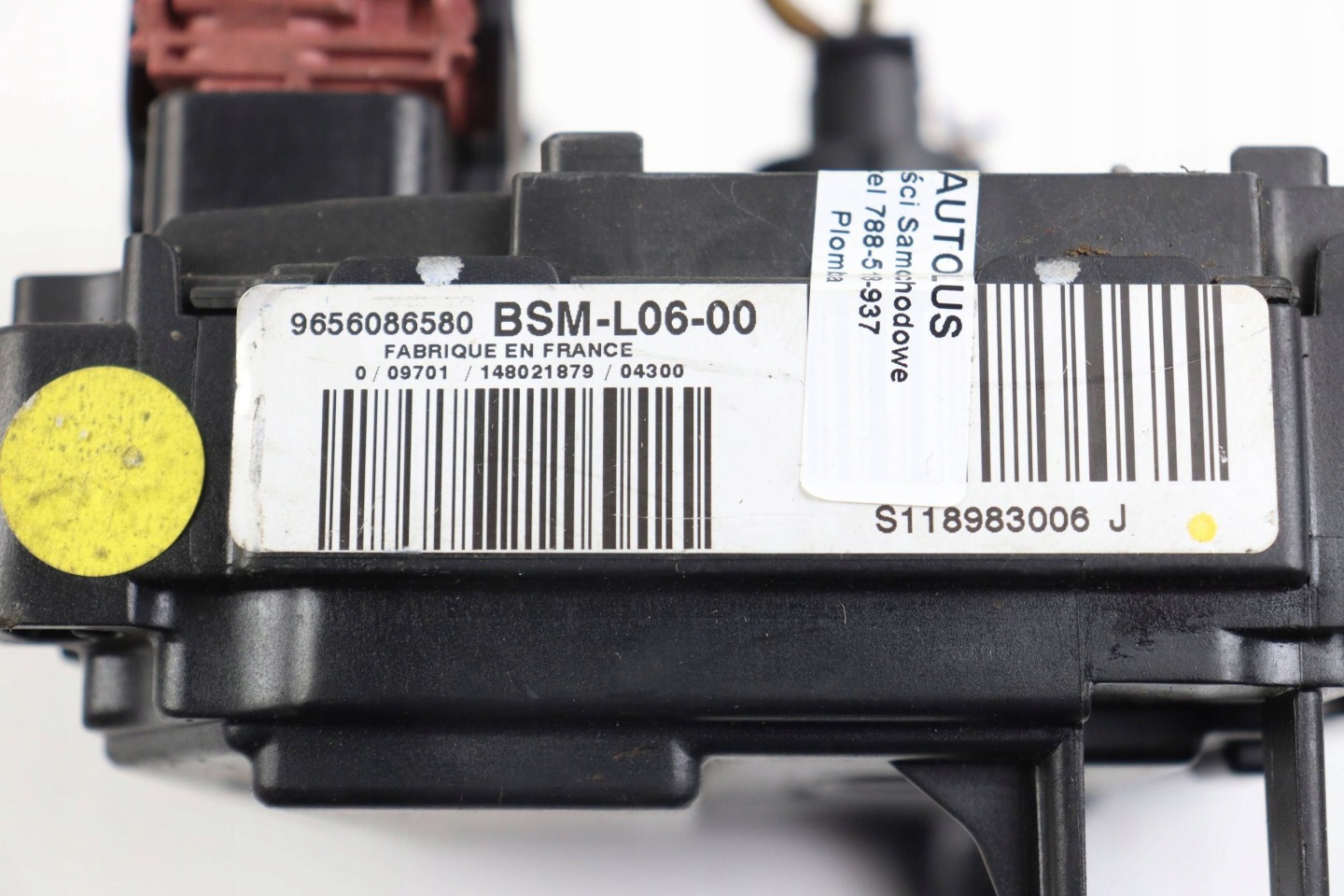 CITROEN PEUGEOT module compartment control unit BSM-L06 9656086580 S118983006J