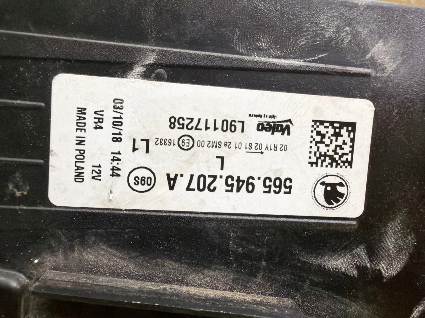 light rear rear part left Skoda Kodiaq 565 2016- Led 565945207A