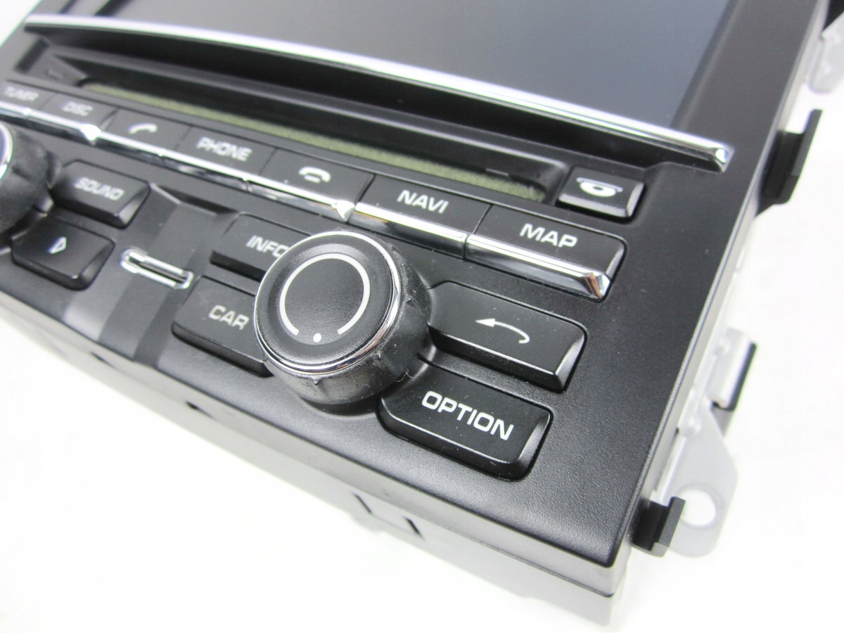 Radio navigation display Porsche Cayenne S II 958 7P5 92A